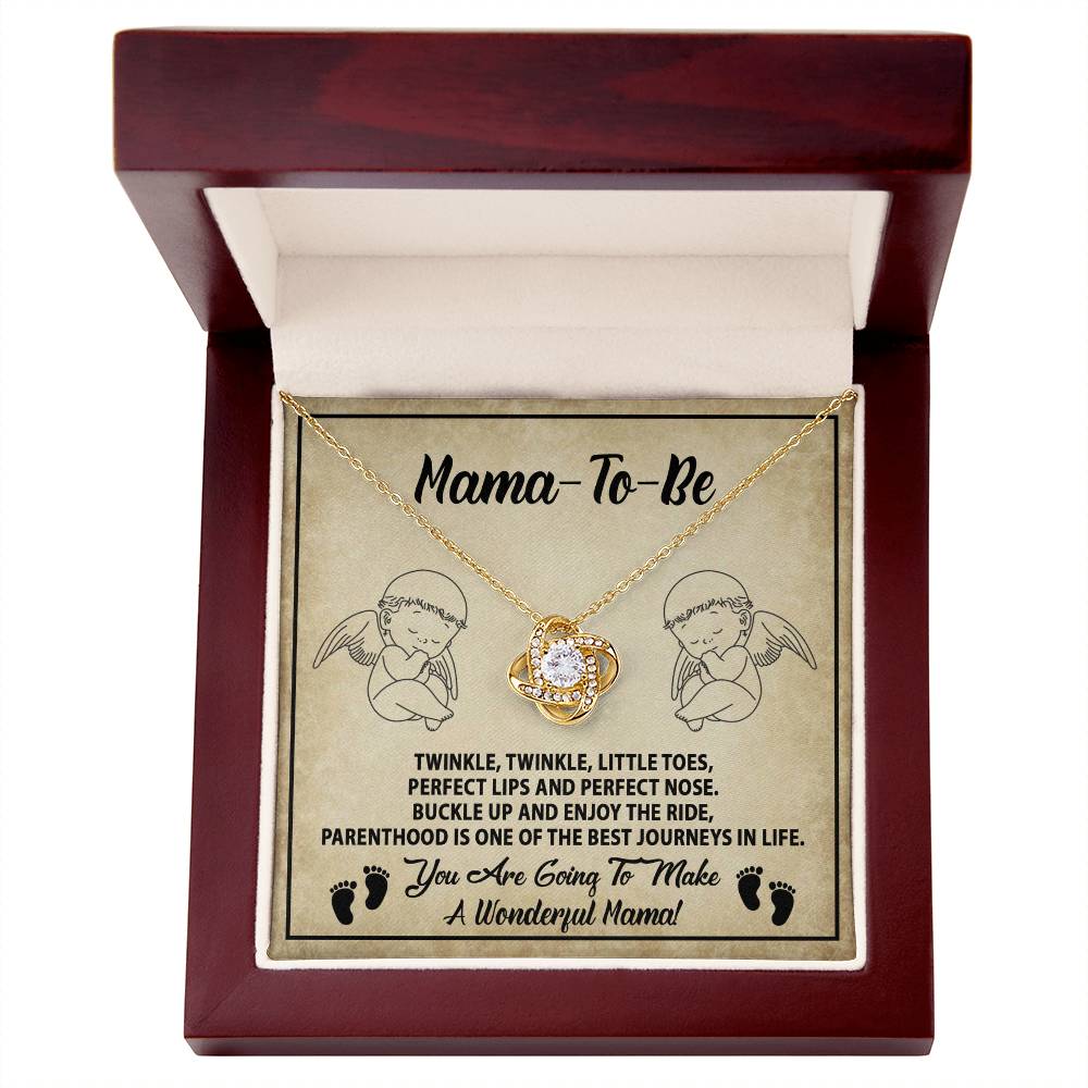 Necklace Gift For Mama To Be - Enjoy The Ride