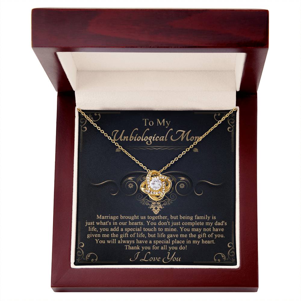 Necklace Gift For Unbiological Mom - In Our Hearts