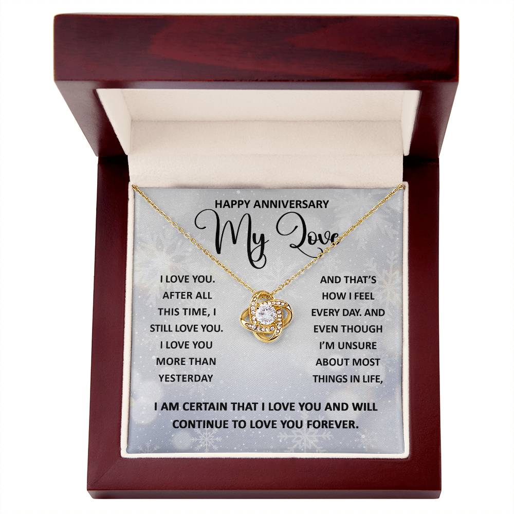 Necklace Anniversary Gift For Wife or Girlfriend - Still Love You