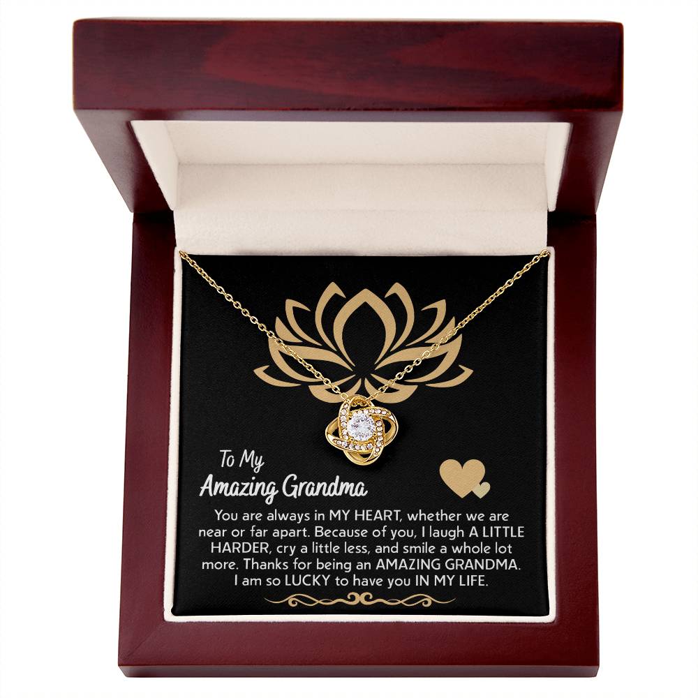 Necklace Gift For Grandma - In My Heart