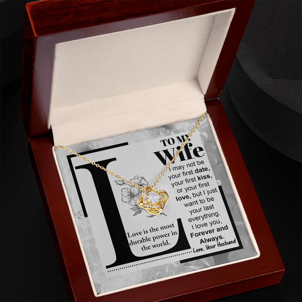 Necklace Gift For Wife - Love Is