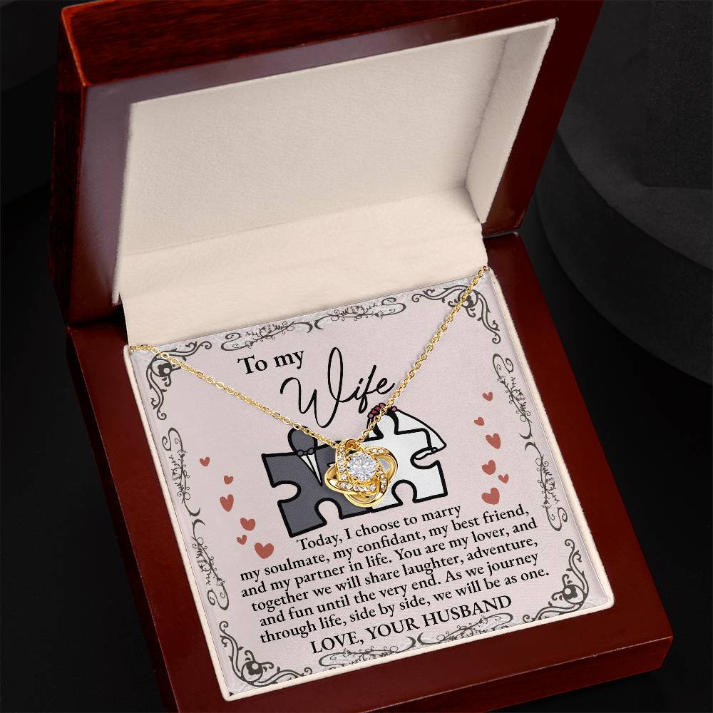 Wedding Day Gift For Wife - Be As One