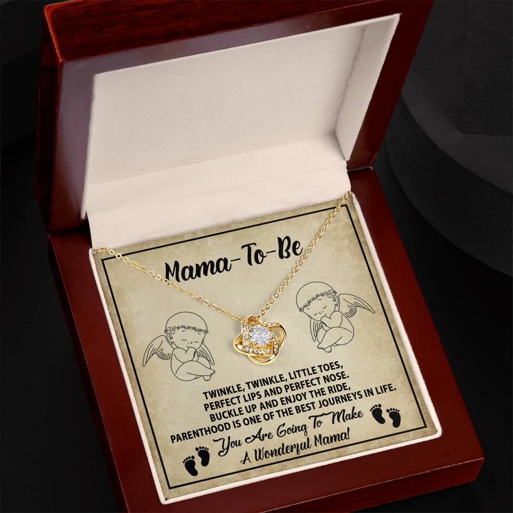 Necklace Gift For Mama To Be - Enjoy The Ride