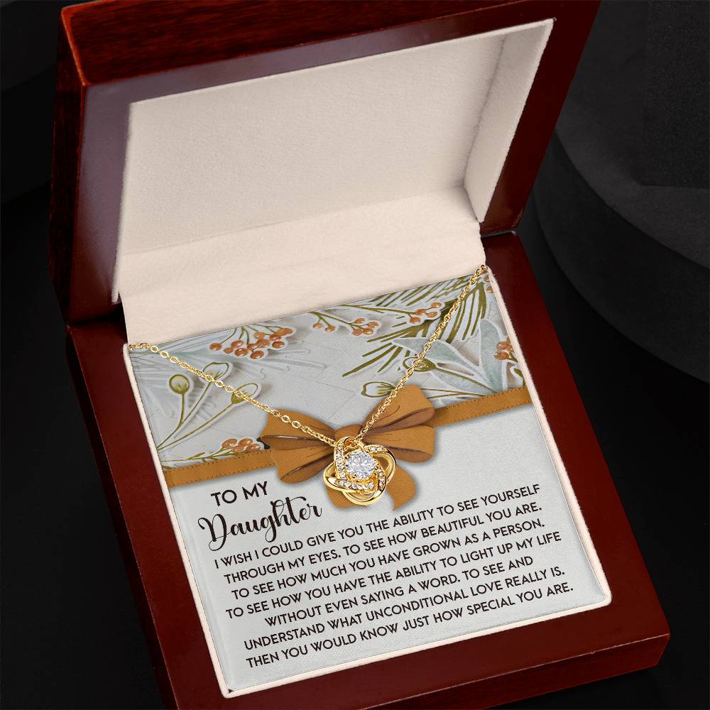 Necklace Gift For Daughter - Saying A Word