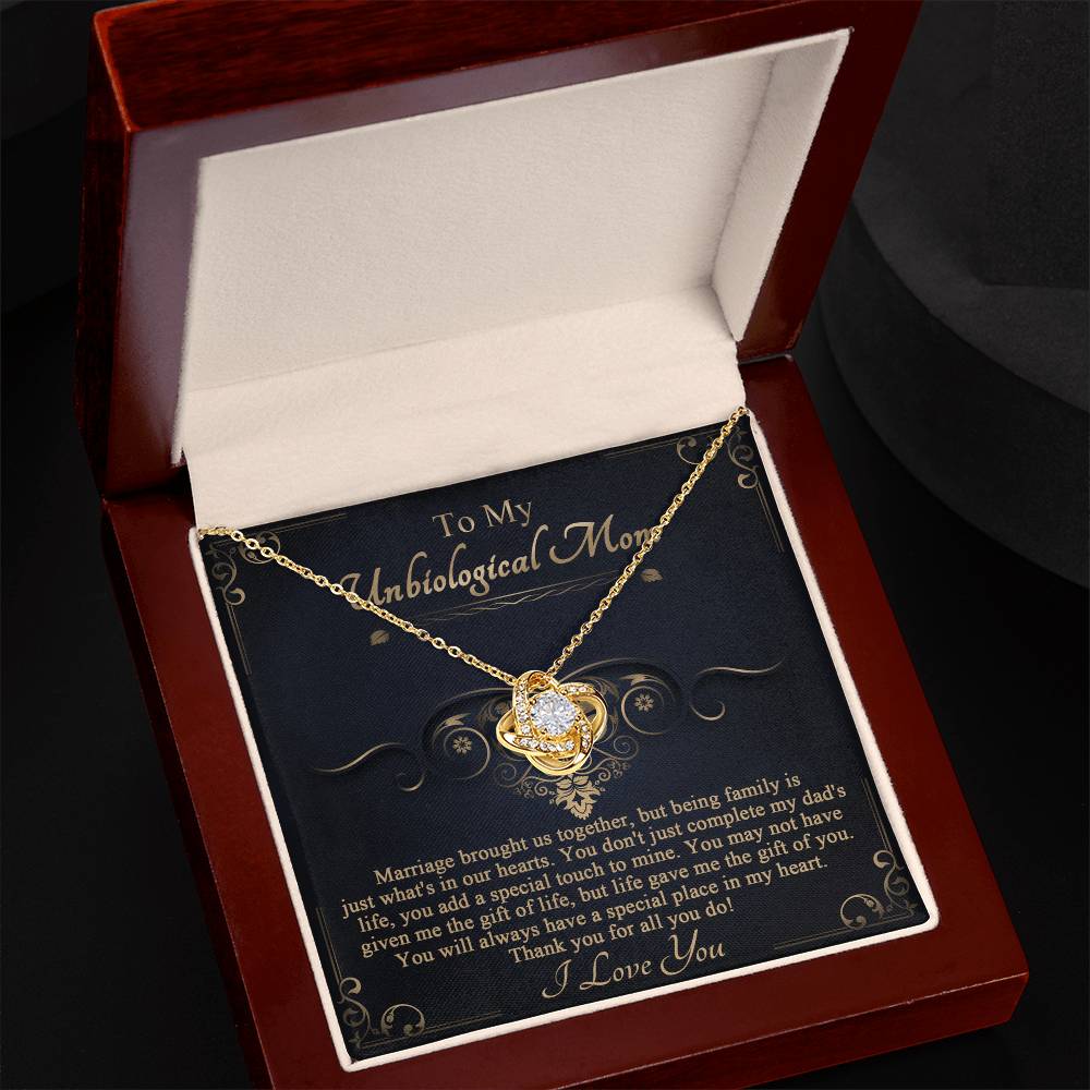 Necklace Gift For Unbiological Mom - In Our Hearts