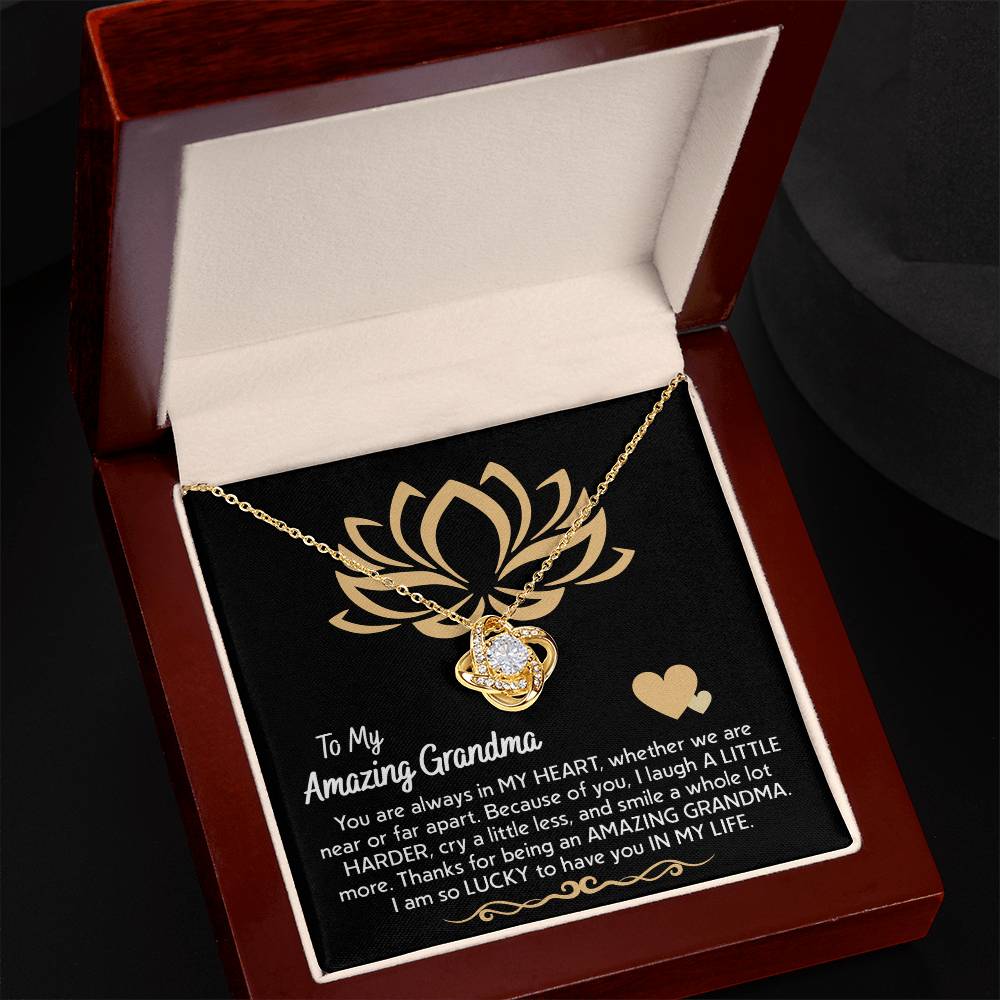 Necklace Gift For Grandma - In My Heart