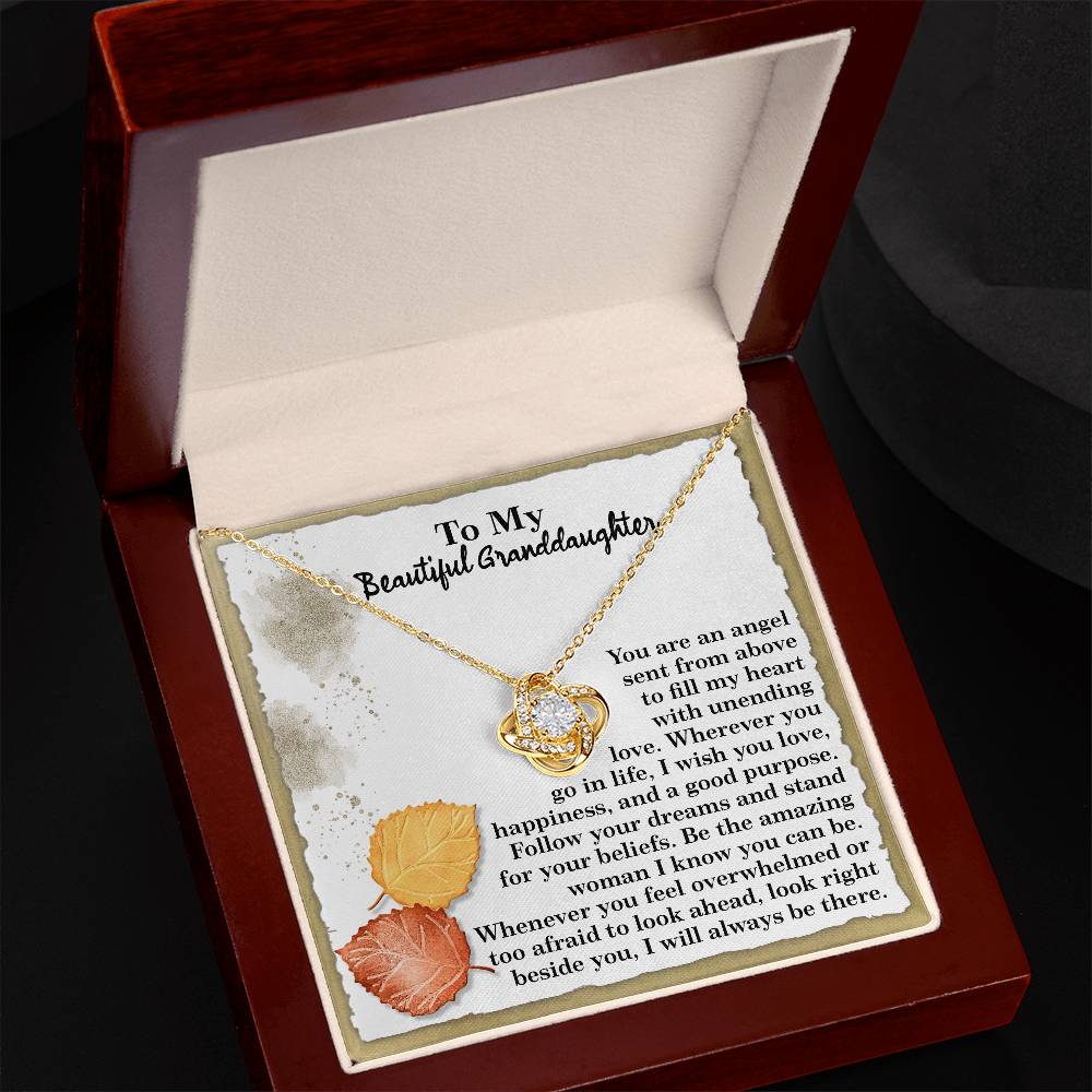 Necklace Gift For Granddaughter - An Angel