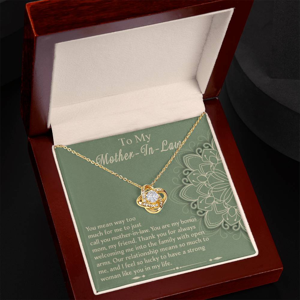 Necklace Gift For Mother In Law - A Strong Woman