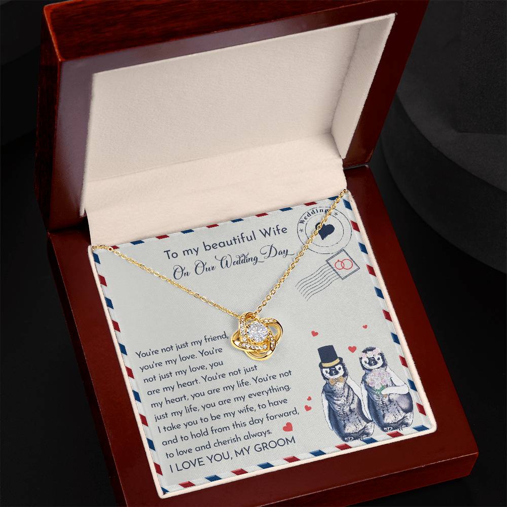 Wedding Day Gift For Wife From Groom - Love And Cherish