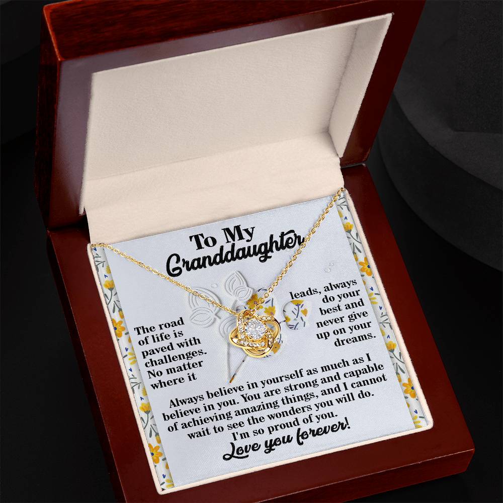 Necklace Gift For Granddaughter - On Your Dreams