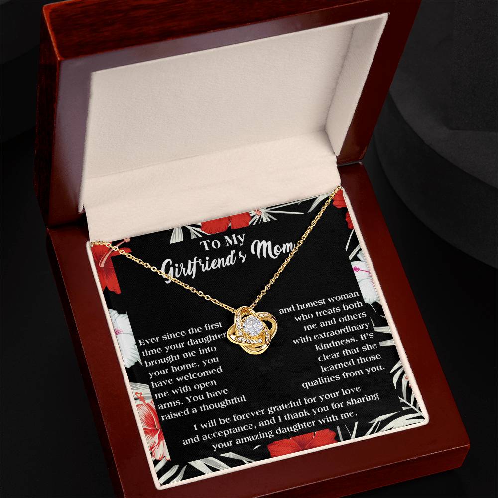 Necklace Gift For Girlfriend's Mom - Forever Grateful