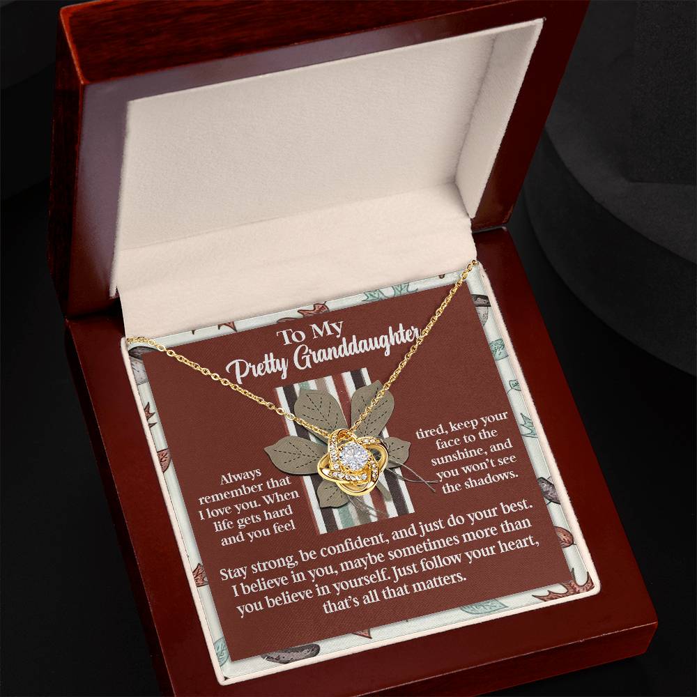 Necklace Gift For Granddaughter - See The Shadows