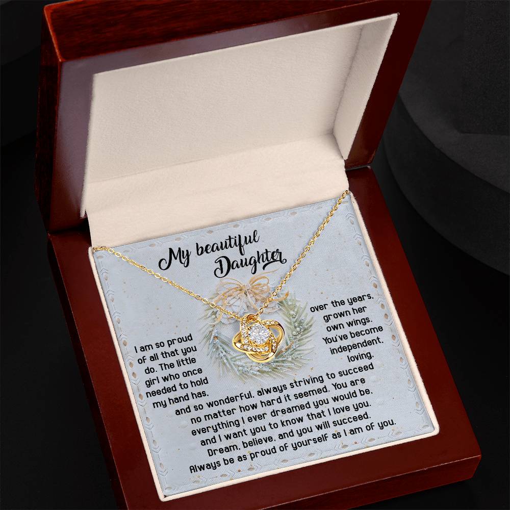 Necklace Gift For Daughter - Proud Of Yourself