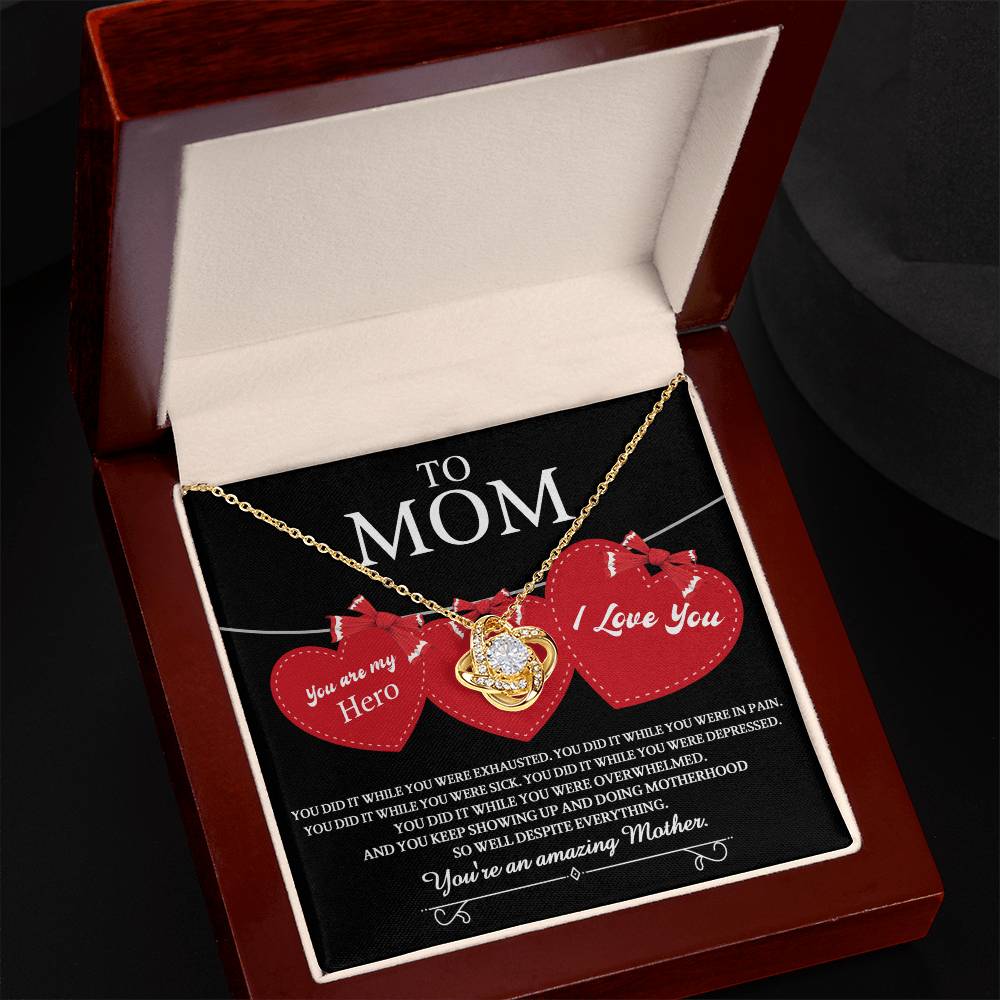 Necklace Gift For Mom - You Did It