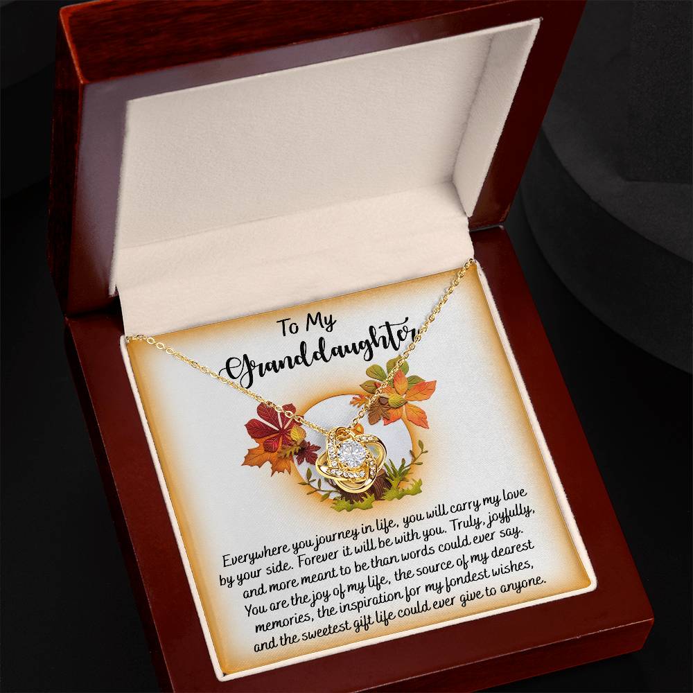 Necklace Gift For Granddaughter - By Your Side