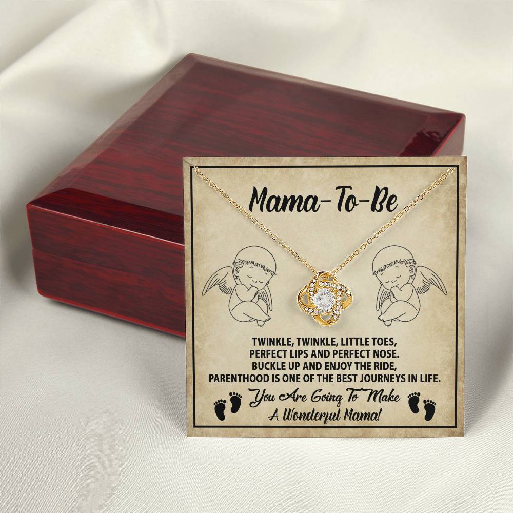 Necklace Gift For Mama To Be - Enjoy The Ride