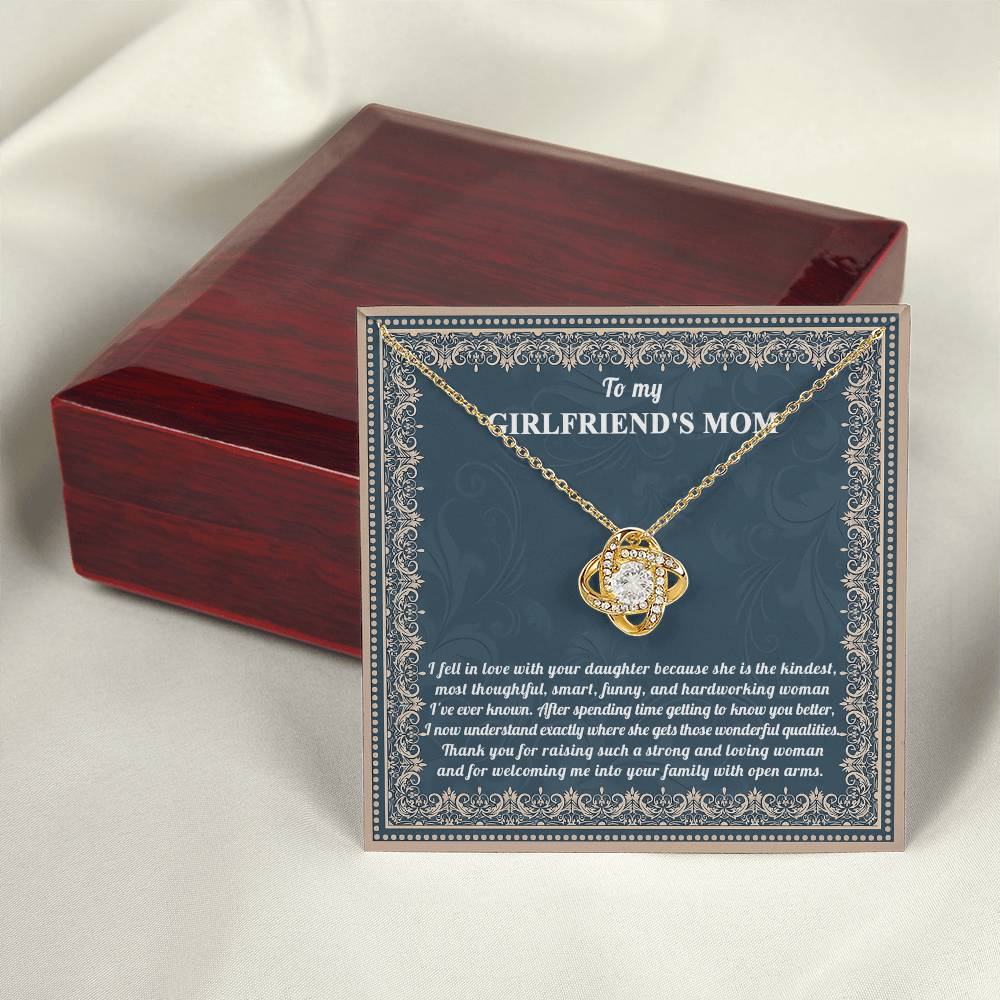 Necklace Gift For Girlfriend's Mom - With Open Arms