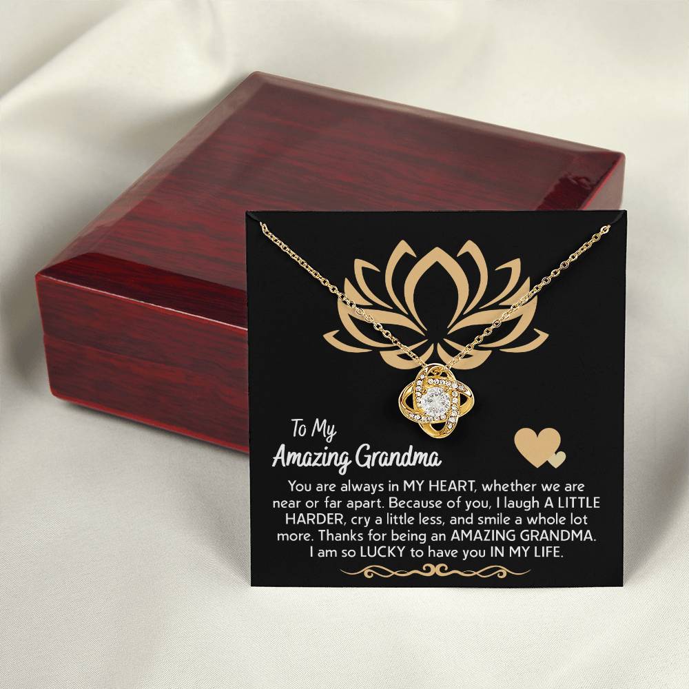 Necklace Gift For Grandma - In My Heart