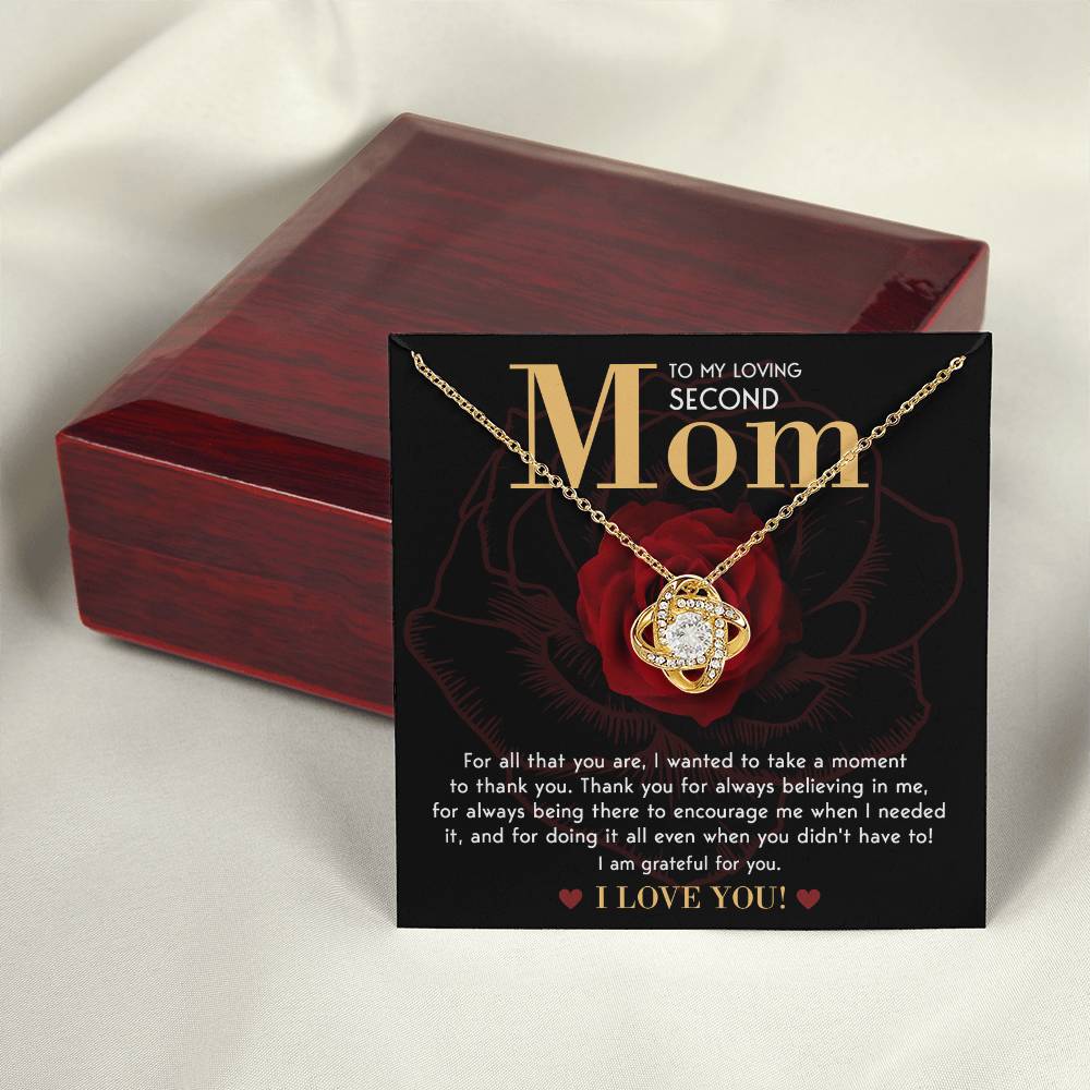 Necklace Gift For Second Mom - Grateful For You