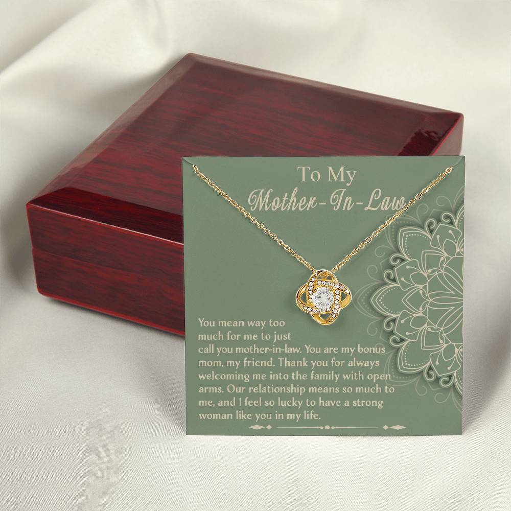 Necklace Gift For Mother In Law - A Strong Woman