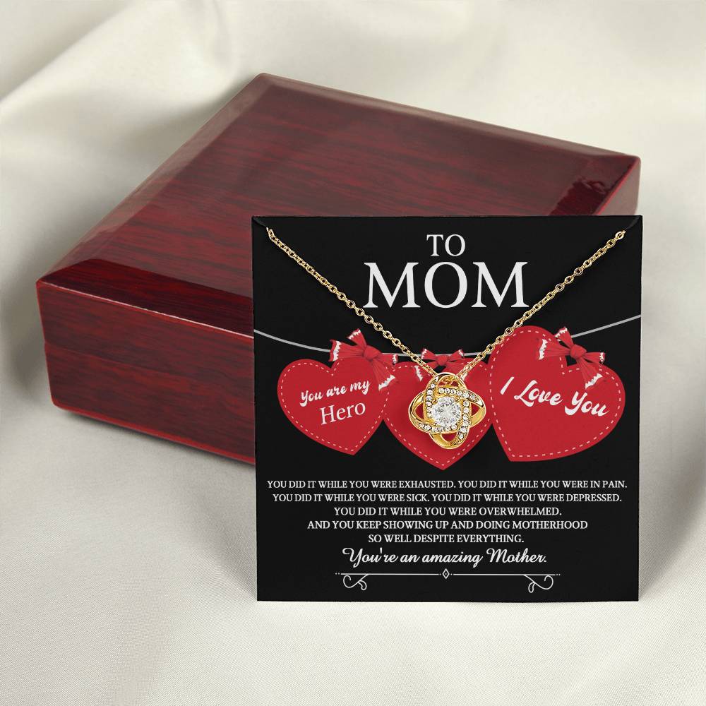 Necklace Gift For Mom - You Did It