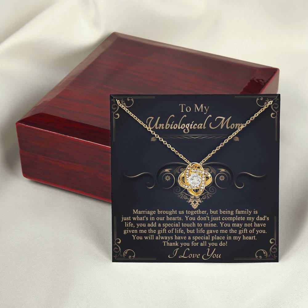 Necklace Gift For Unbiological Mom - In Our Hearts