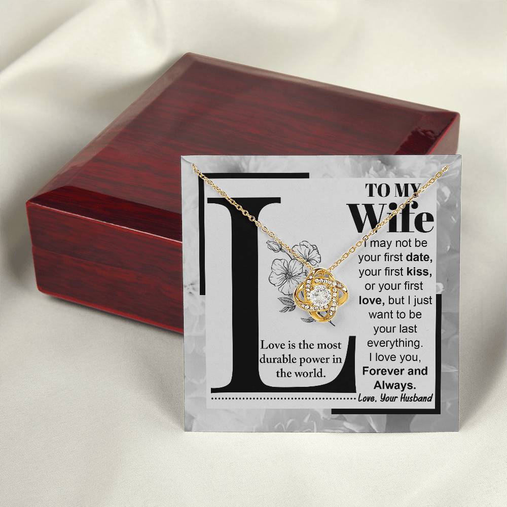 Necklace Gift For Wife - Love Is
