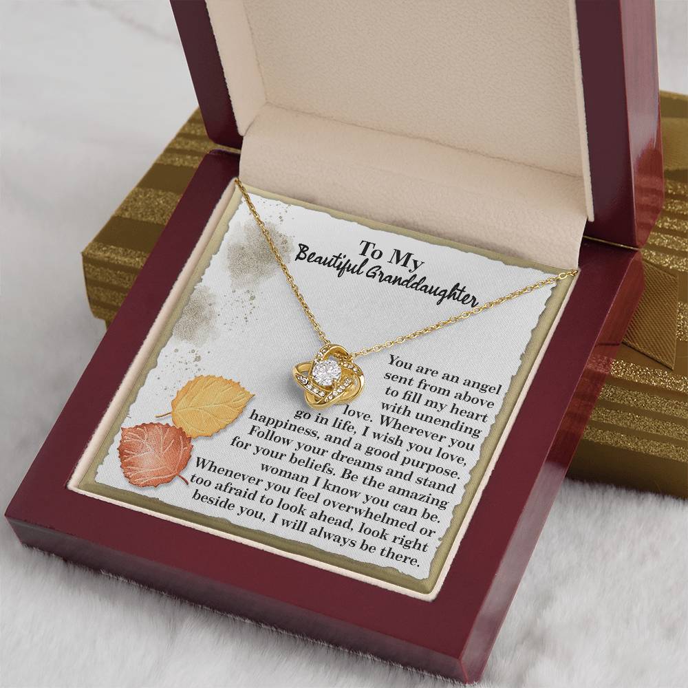Necklace Gift For Granddaughter - An Angel