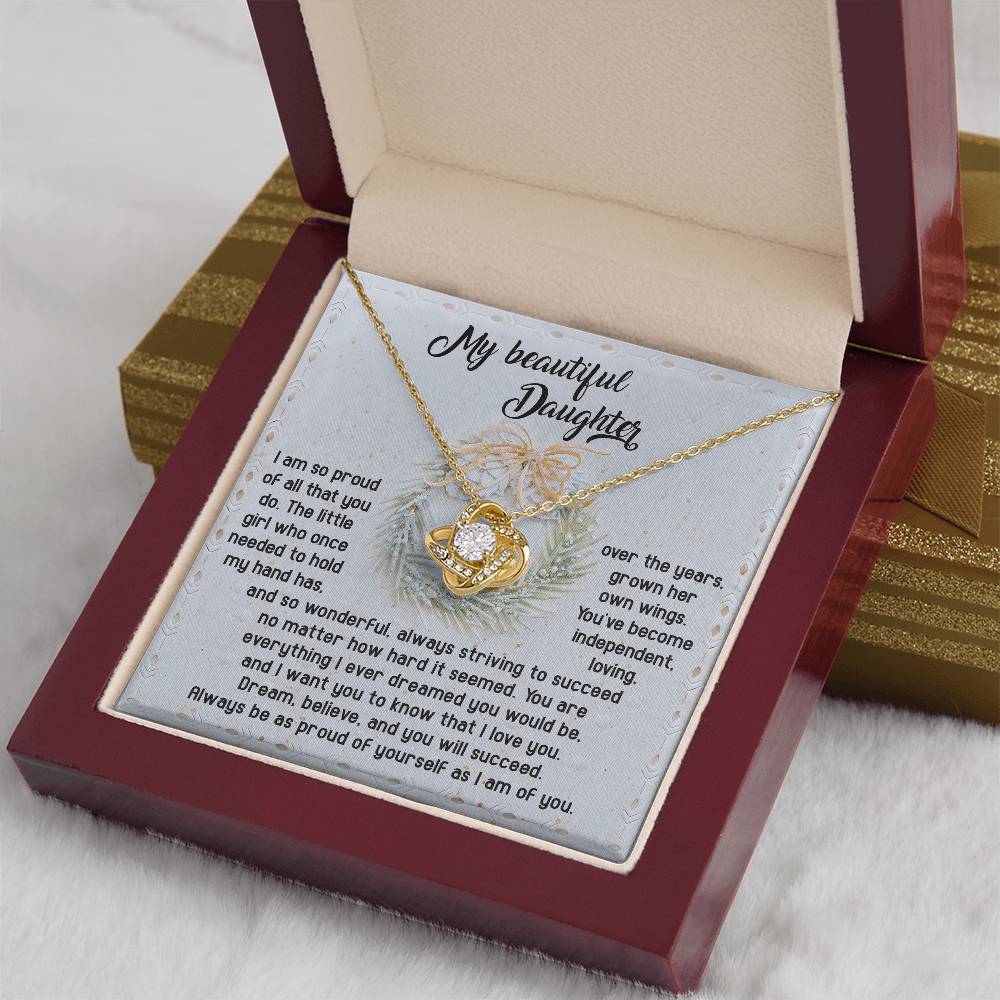 Necklace Gift For Daughter - Proud Of Yourself