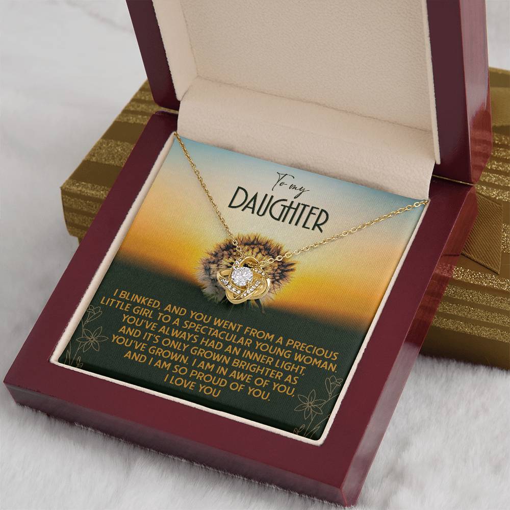 Necklace Gift For Daughter - Grown Brighter
