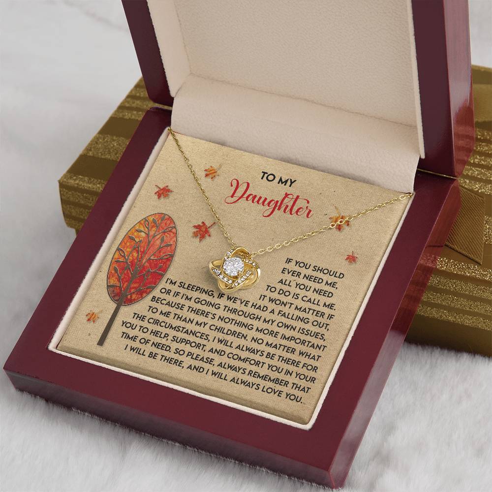 Necklace Gift For Daughter - Always Love You