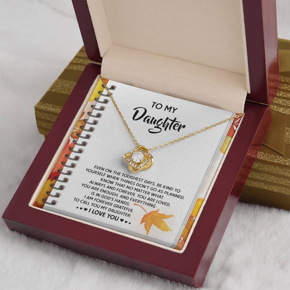 Necklace Gift For Daughter - In God's Hands