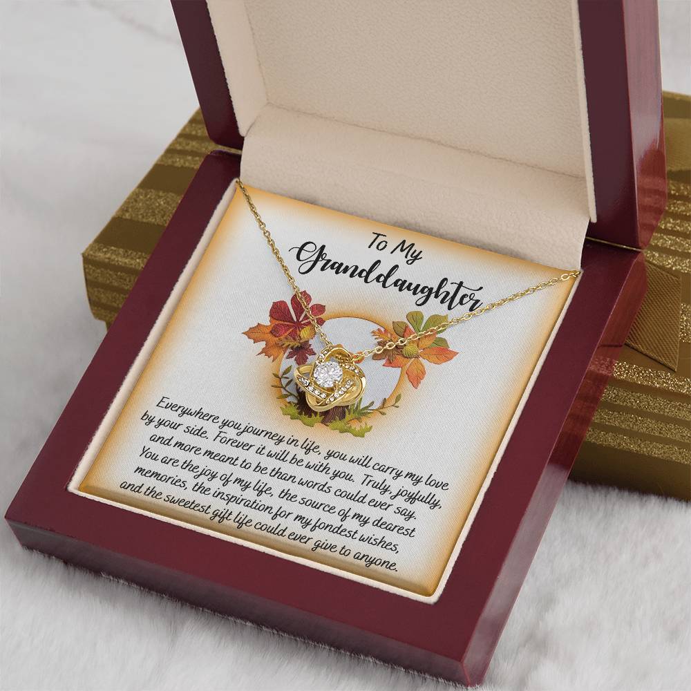 Necklace Gift For Granddaughter - By Your Side