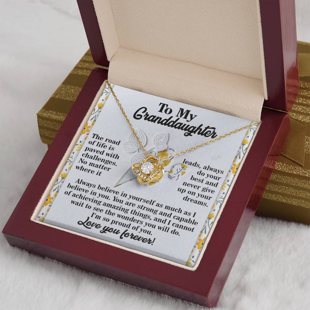 Necklace Gift For Granddaughter - On Your Dreams