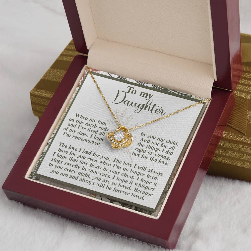 Necklace Gift For Daughter - In Your Ears