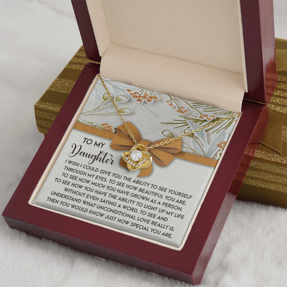 Necklace Gift For Daughter - Saying A Word