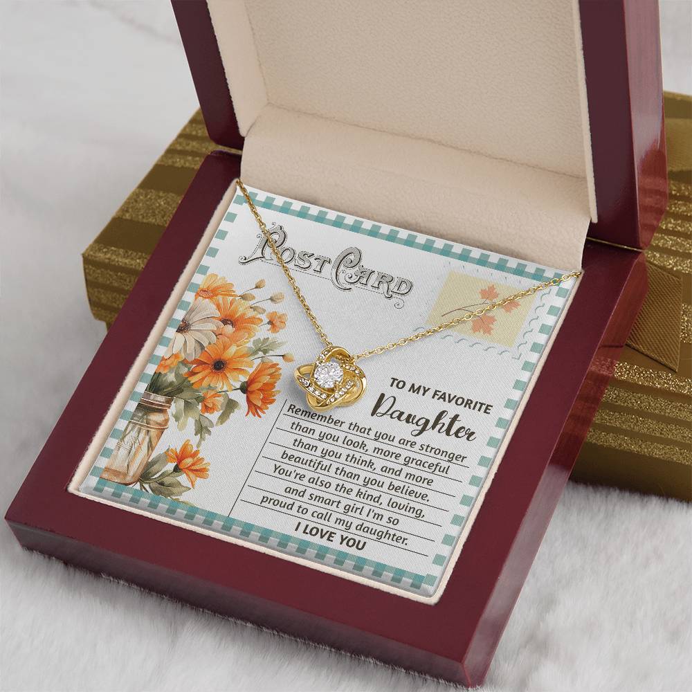 Necklace Gift For Daughter - Smart Girl