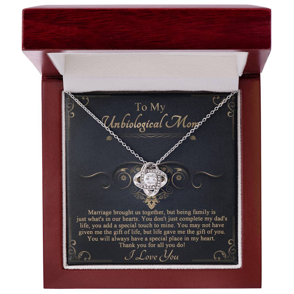 Necklace Gift For Unbiological Mom - In Our Hearts