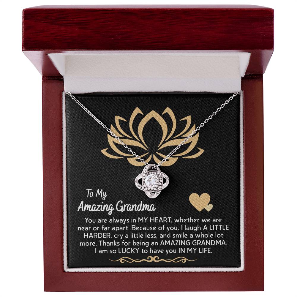 Necklace Gift For Grandma - In My Heart
