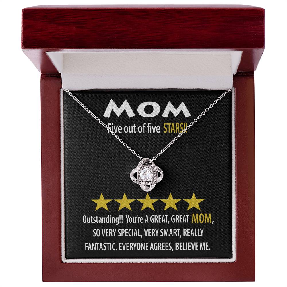 Necklace Gift For Mom - Five Stars