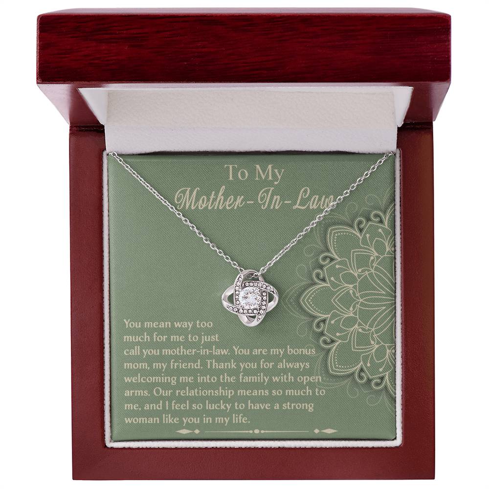 Necklace Gift For Mother In Law - A Strong Woman