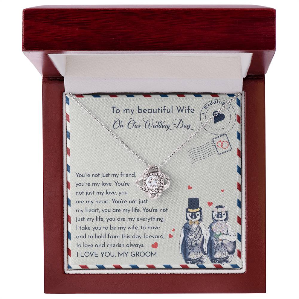 Wedding Day Gift For Wife From Groom - Love And Cherish