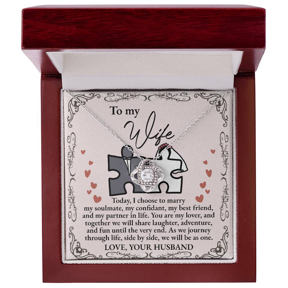 Wedding Day Gift For Wife - Be As One
