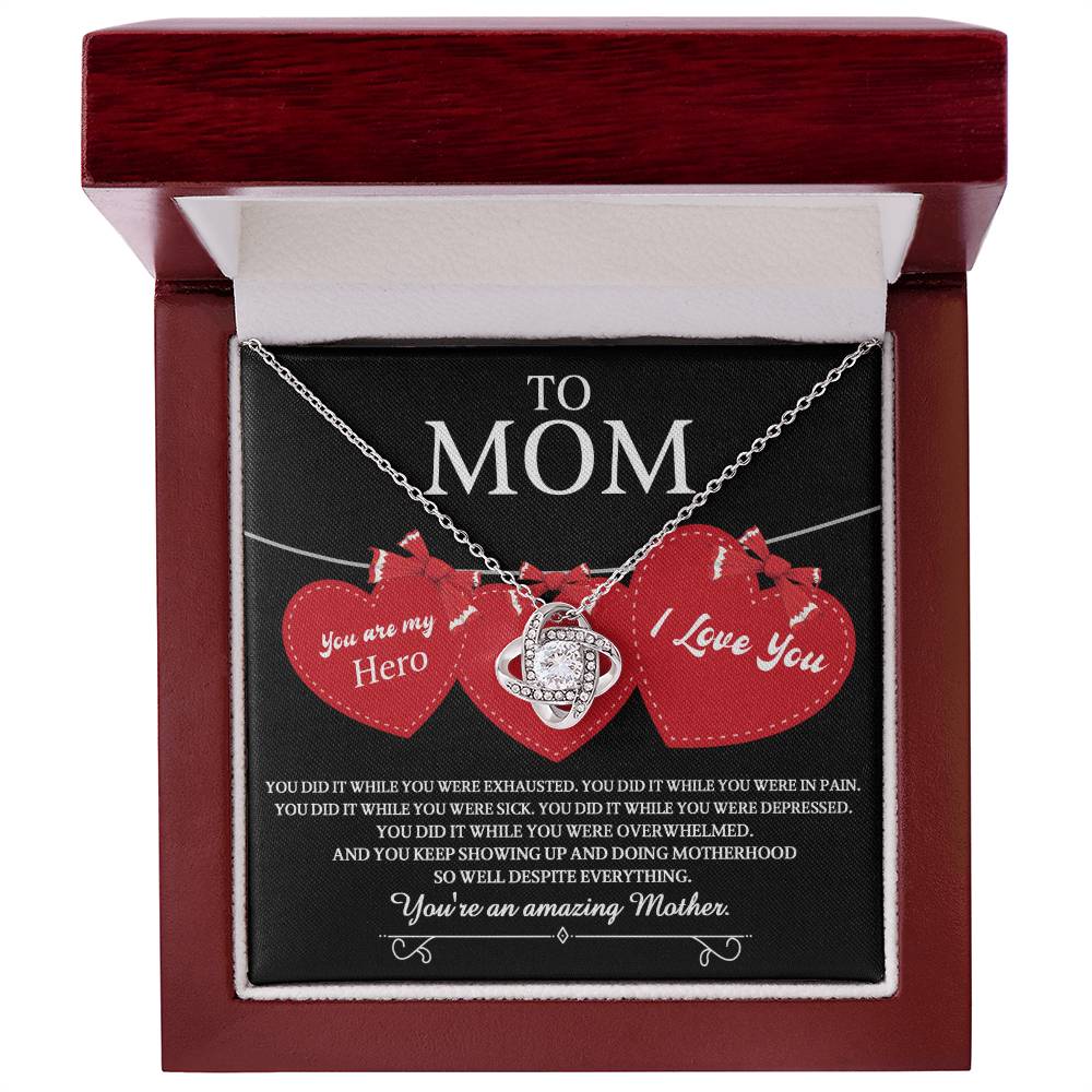Necklace Gift For Mom - You Did It