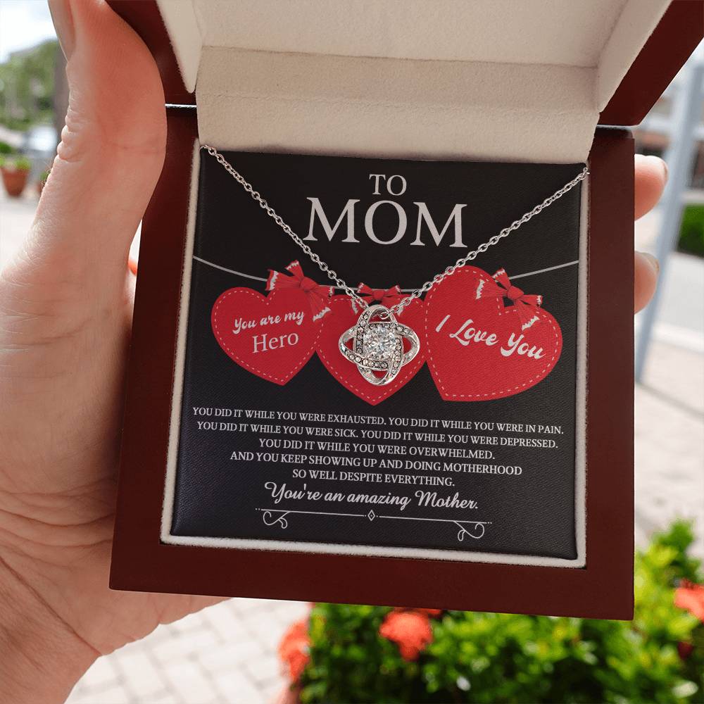 Necklace Gift For Mom - You Did It