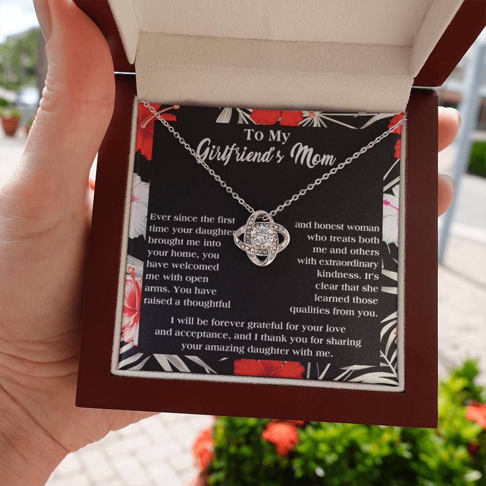 Necklace Gift For Girlfriend's Mom - Forever Grateful