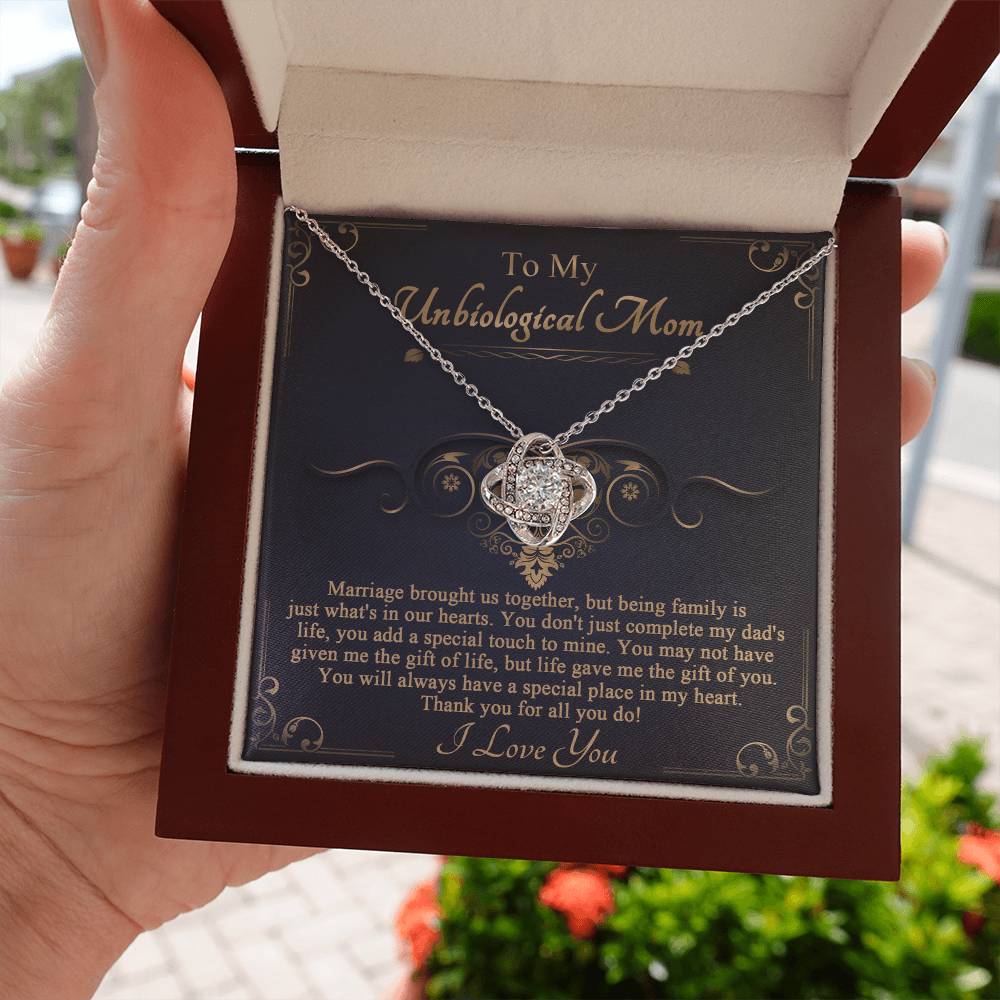 Necklace Gift For Unbiological Mom - In Our Hearts