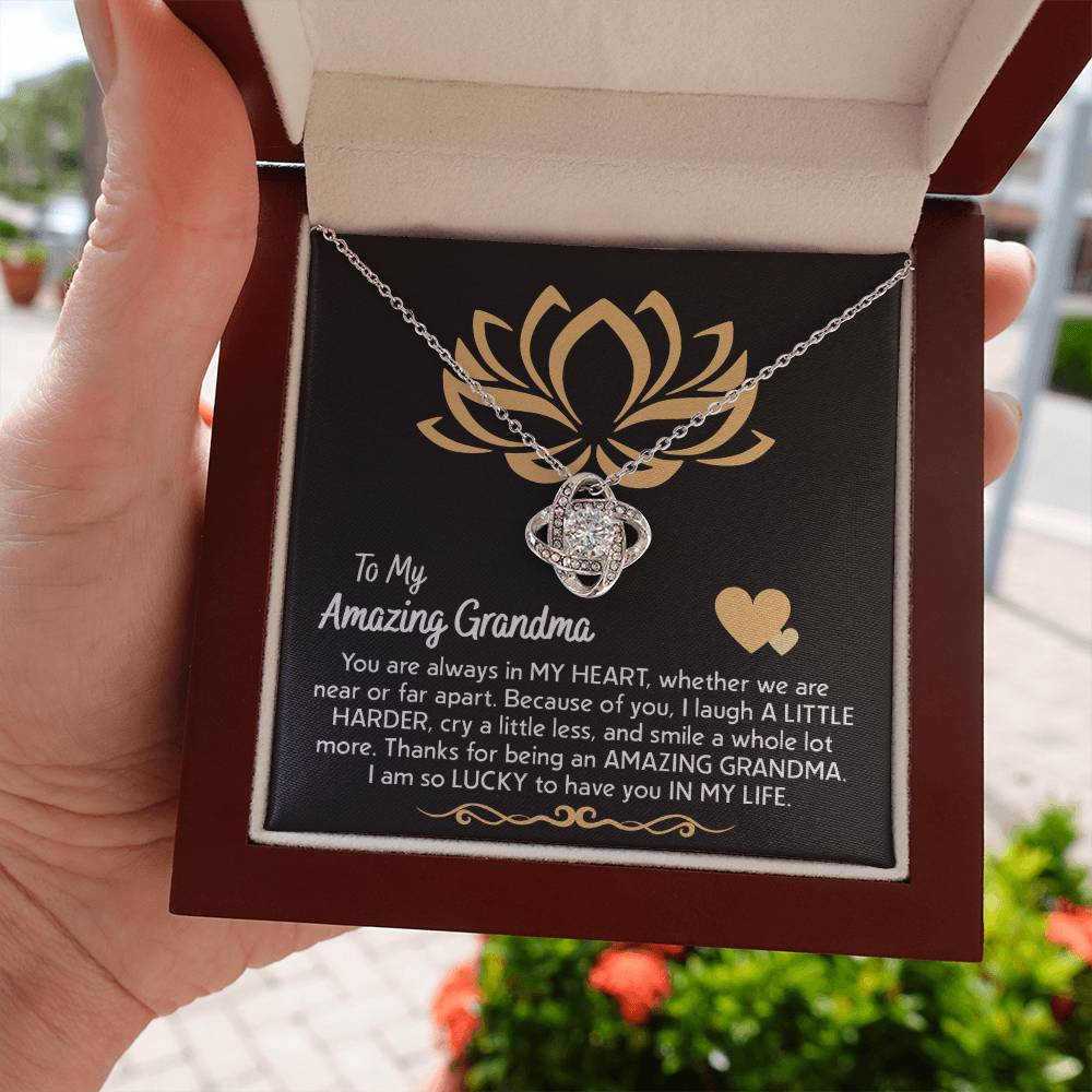 Necklace Gift For Grandma - In My Heart