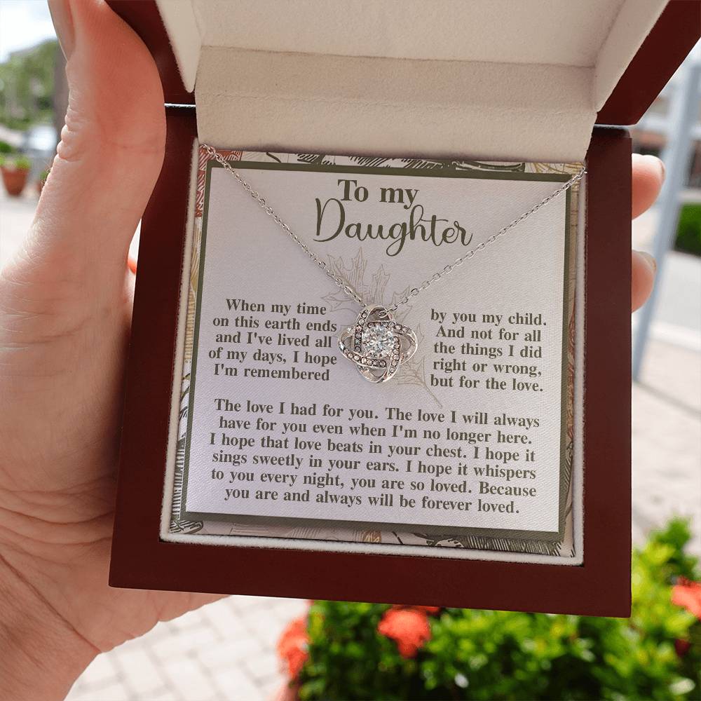 Necklace Gift For Daughter - In Your Ears