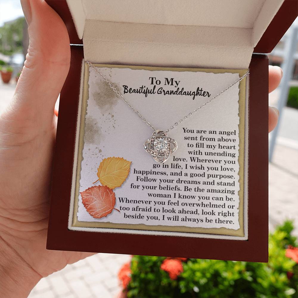 Necklace Gift For Granddaughter - An Angel